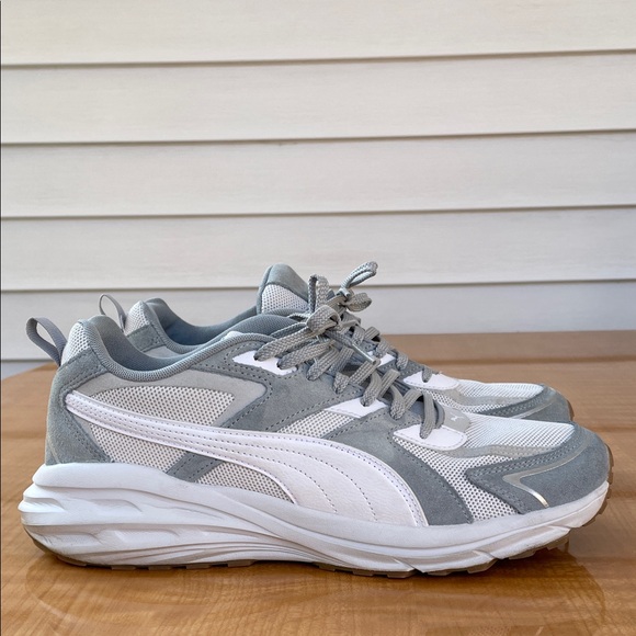 Puma Other - Puma Hypnotic LS Mens Shoes Classic Gray and White Trainers Size 9.5
